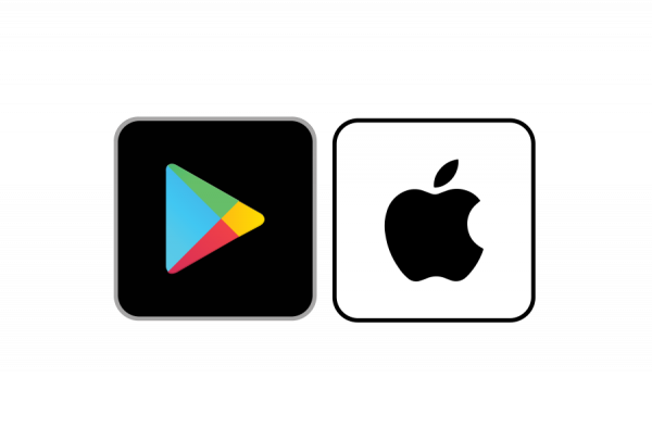 Google Play Store Apple App Store Icons Logo
